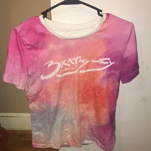 Bratayley watercolor T